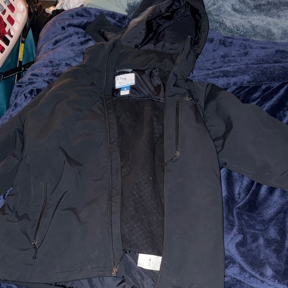 Columbia Dark Gray Hooded Jacket